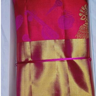 Pure Silk Party Wear Designer Kanjeevaram Silk Saree, 6.3 m (with blouse piece)