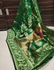 Non branded 6.3 m (with blouse piece) Paithani Saree