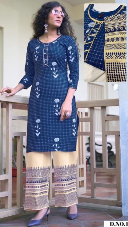 KURTI WITH PLAZZO CONCERT