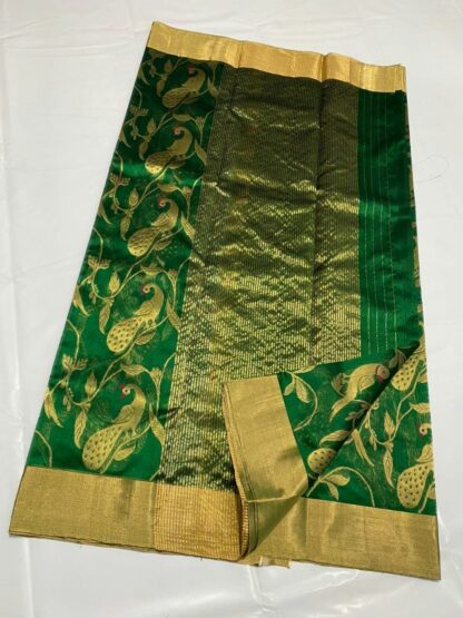 Full hand weaving traditional chanderi saree