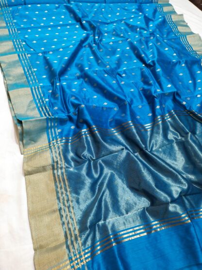 Original organza silk chanderi Handloom pure cotton