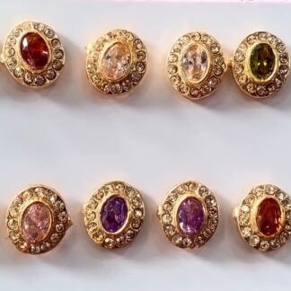 Imitation Jewellery AD stone Brass Earrings