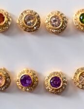 Imitation Golden AD stone Brass Earrings Jewellery