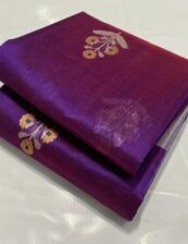 Original Handloom chanderi pure katan organza silk (silk by silk ) saree with blouse