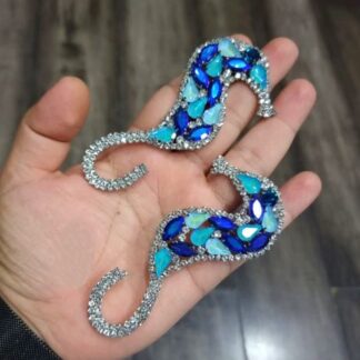 unicorn crystal earrings