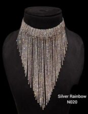 Silver Rainbow Neckpiece