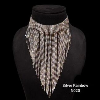 Silver Rainbow Neckpiece