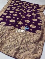 Original Handloom Semi georgette  Diwali silk saree with blouse