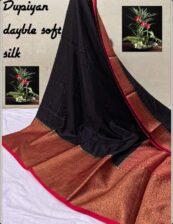 Beautiful semi chiffon soft silk saree