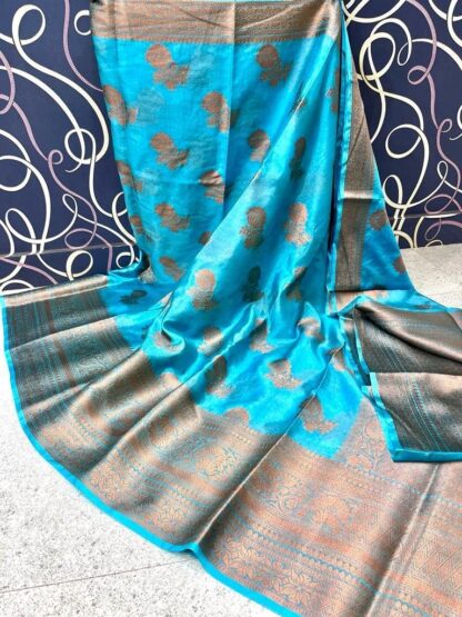 Party wear silk saree dazzling high quality Yellow and Green color