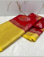 Soft silk party wear dazzling high quality Purple color dupian saree S-1