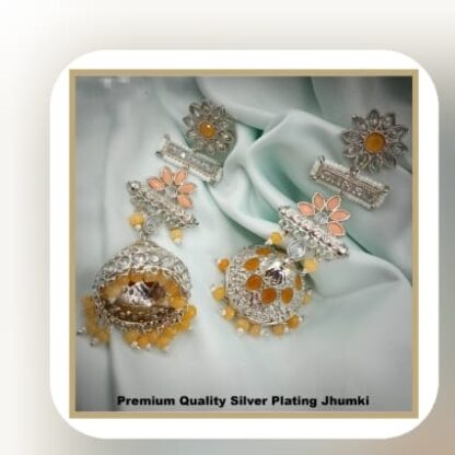 Silver Plated Earrings V-3