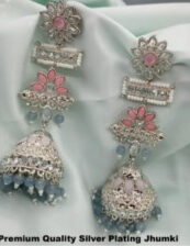 Silver Plated Earrings V-3