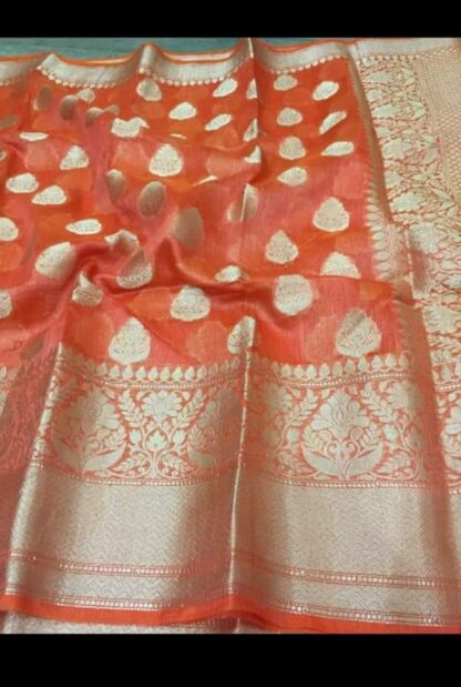 Multi color Cotton linen soft silk party wear dazzling high quality  saree
