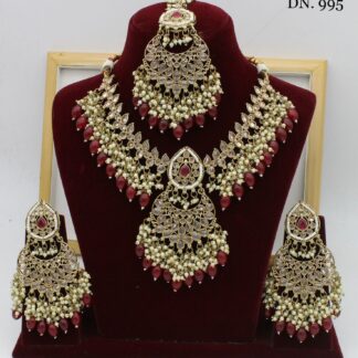 Original American Diamond Stone Beautiful Premium Quality   Polky Choker