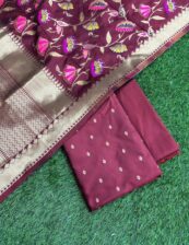 Banarasi Malaya silk weaving zari suits